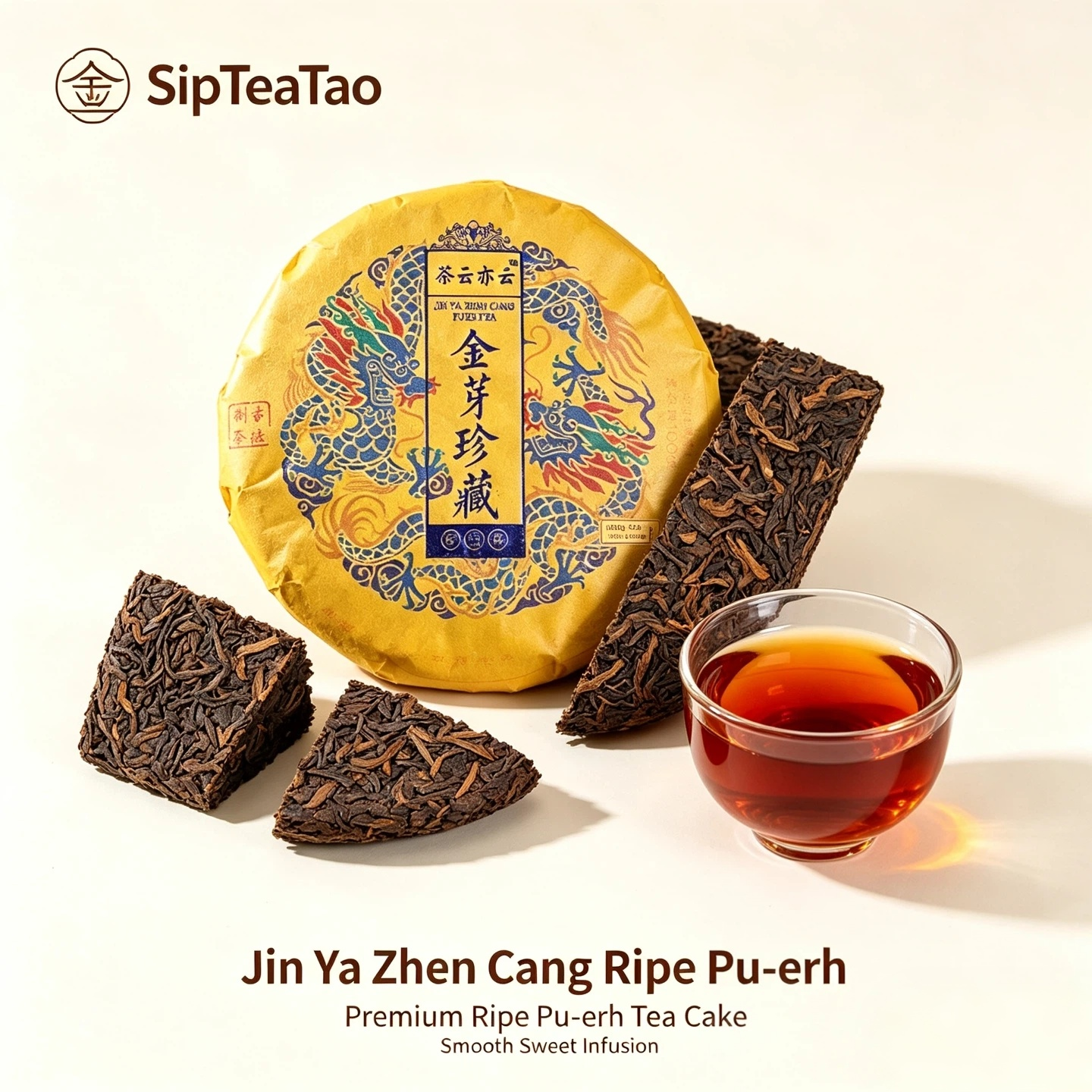 Jin Ya Zhen Cang Ripe Pu-erh