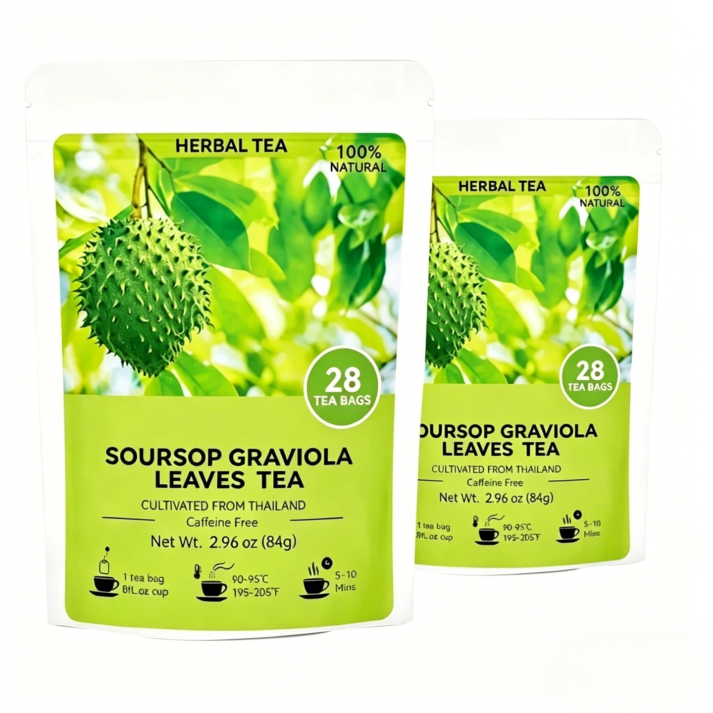 Custom Soursop Graviola Leaves Herbal Tea | Caffeine‑Free OEM Private‑Label Wellness Tea