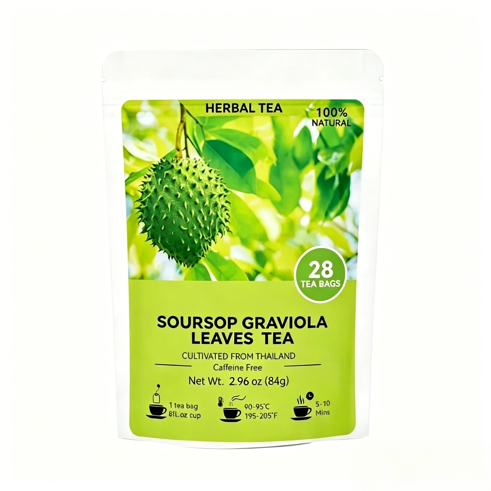 Custom Soursop Graviola Leaves Herbal Tea | Caffeine‑Free OEM Private‑Label Wellness Tea