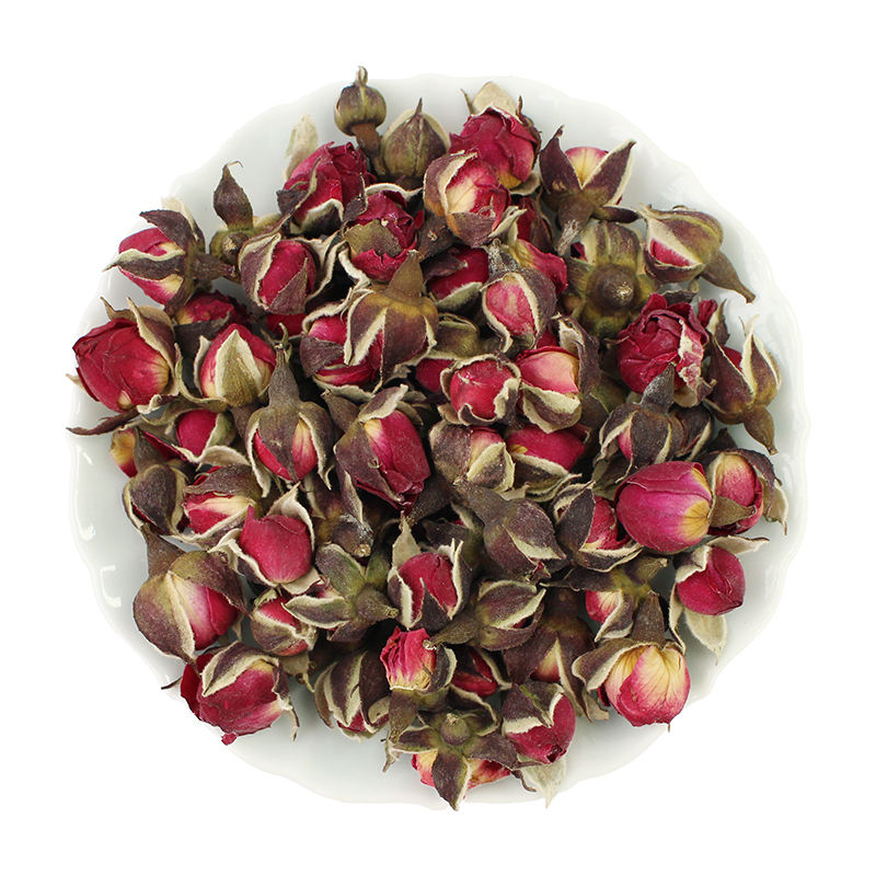 Bulk Dried Golden‑Edge Rose Buds, Jin Bian Rose Herbal Flower Tea Wholesale | OEM Private Label Herbal Tea Blending Raw Material from Sip Tea Tao