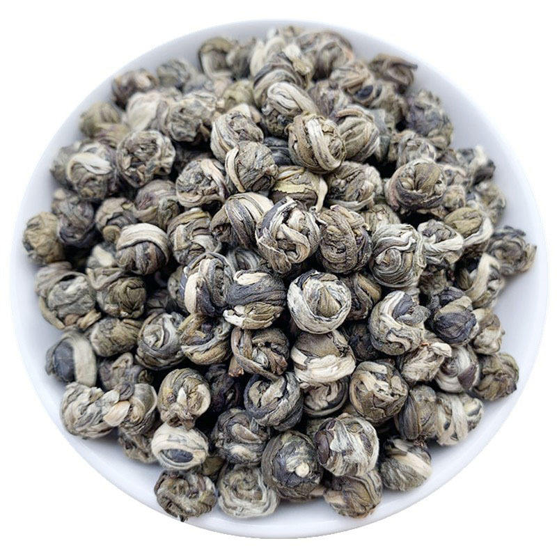 Strong Fragrance Jasmine Dragon Pearls Green Tea Jasmine Pearls Dragon Tea Moli Longzhu Cha Customize Logo