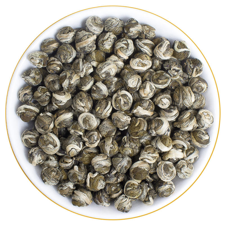 Strong Fragrance Jasmine Dragon Pearls Green Tea Jasmine Pearls Dragon Tea Moli Longzhu Cha Customize Logo