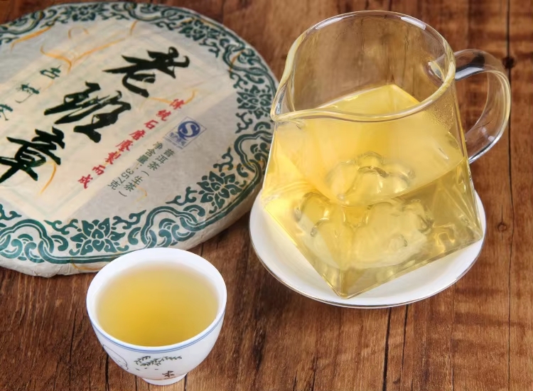 Laobanzhang Ancient Tree Pure Raw Pu'er Tea Cake #raw processed pu'er Tea