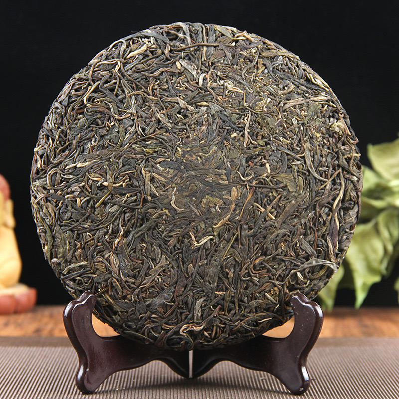 Popular Yunnan Menghai Shen Puerh Tea Cake Big Leaves Raw Pu Er 357 Gram Unfermented Puer Cha Bing